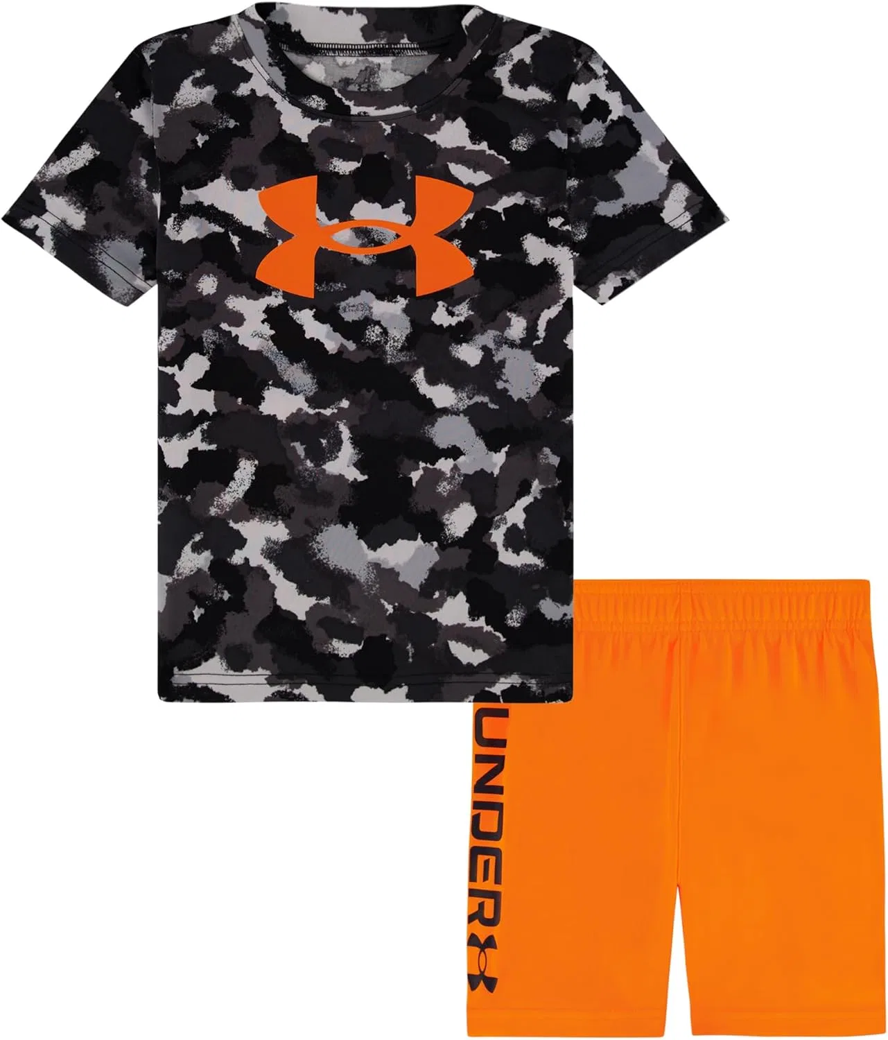 Детский комплект из футболки и шорт Under Armour, Anthracite Print