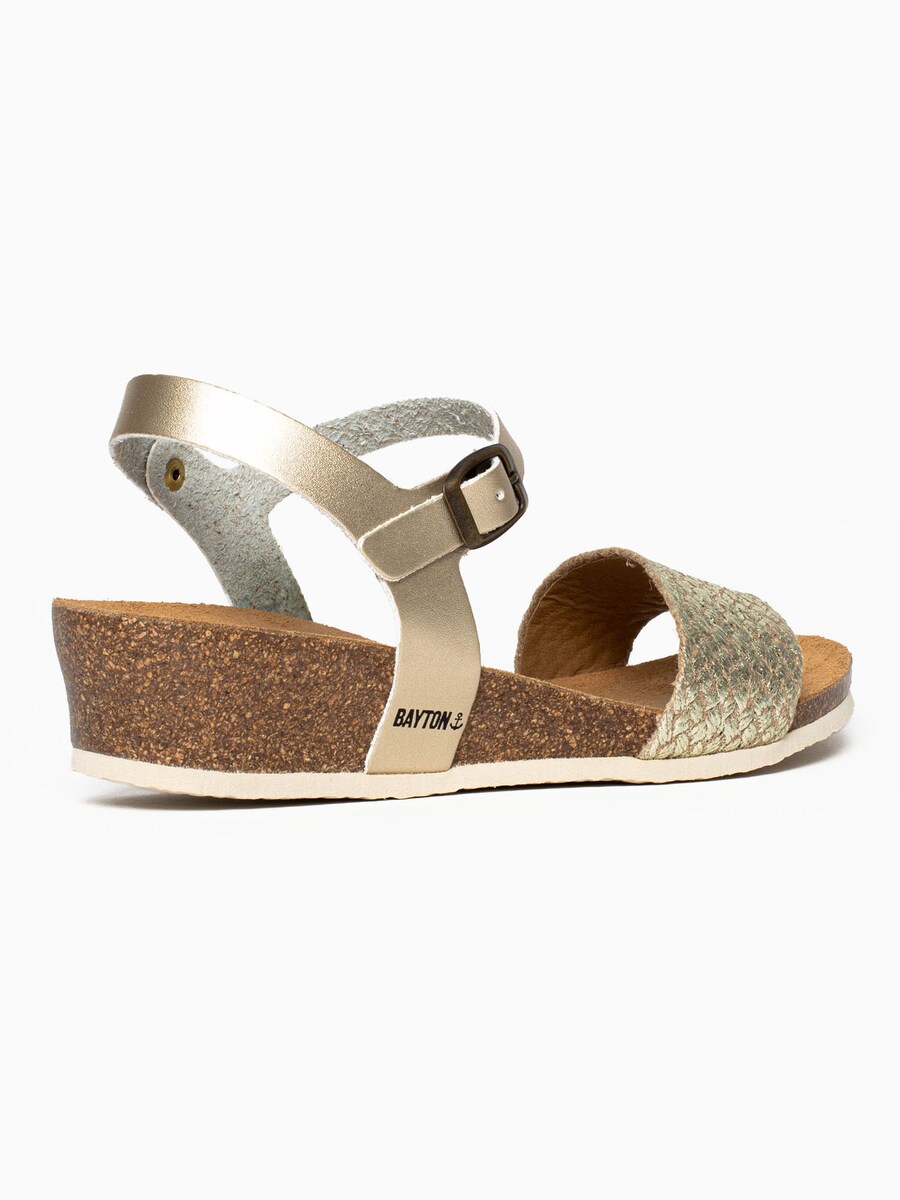 Босоножки на высоком каблуке Bayton Sandals LEGANES, золотой — фото 4