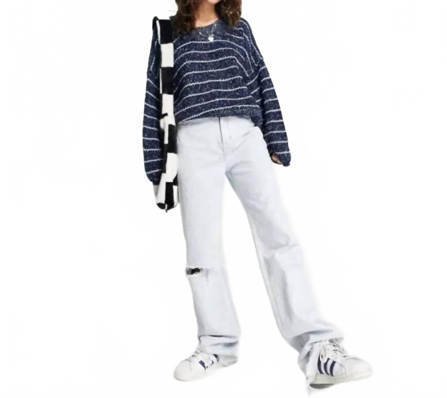 

"Starlight" укороченный свитер в голубом цвете Free People