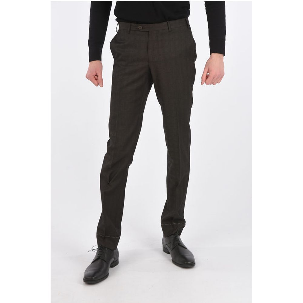

District Check ACADEMY брюки Corneliani, Brown