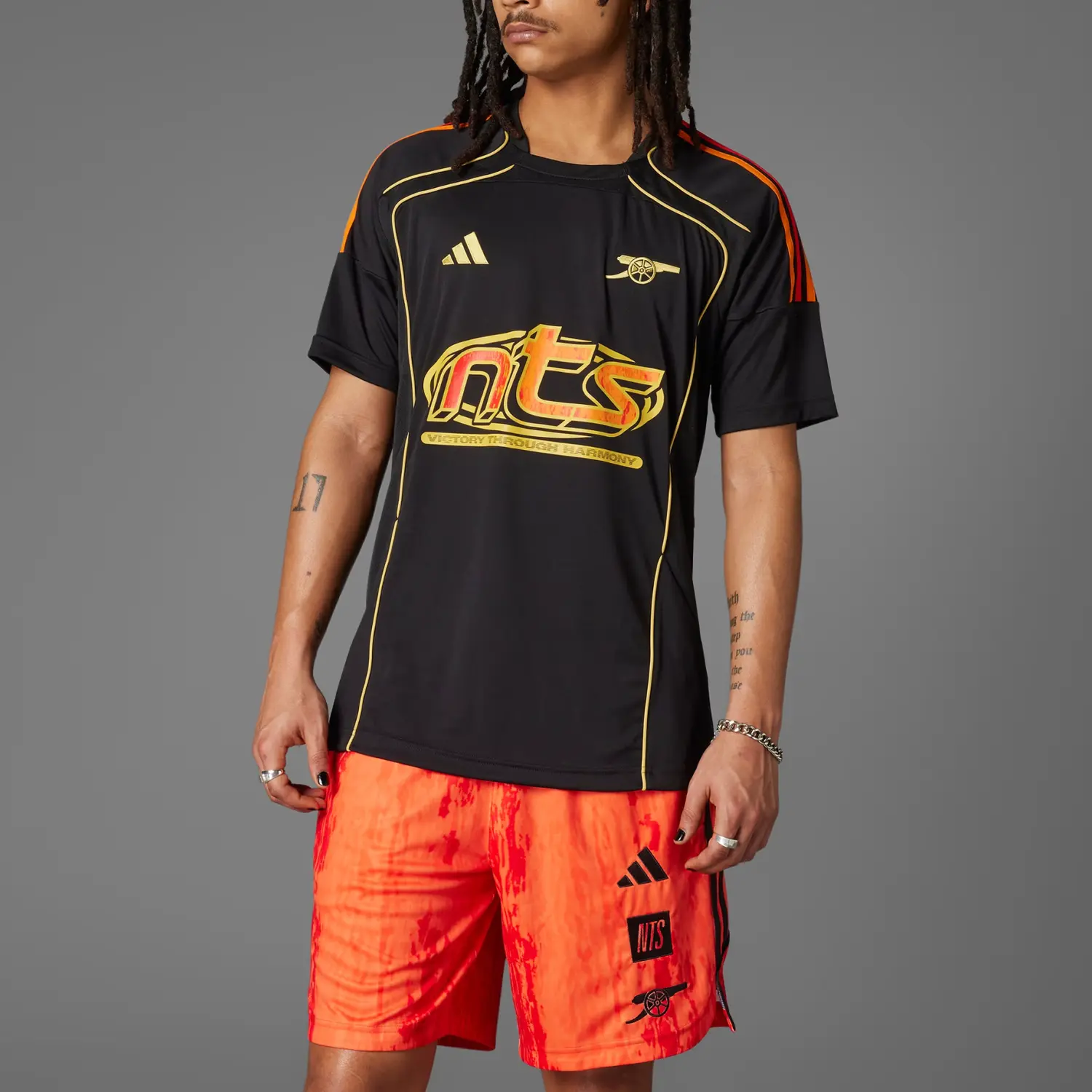 Футболка NTS Arsenal UBP мужская Adidas, черный — фото 4