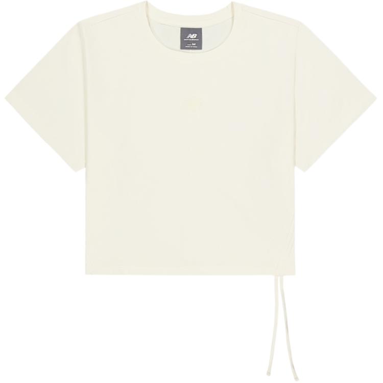 

New Balance Футболка женская экрю, Белый, New Balance Футболка женская экрю