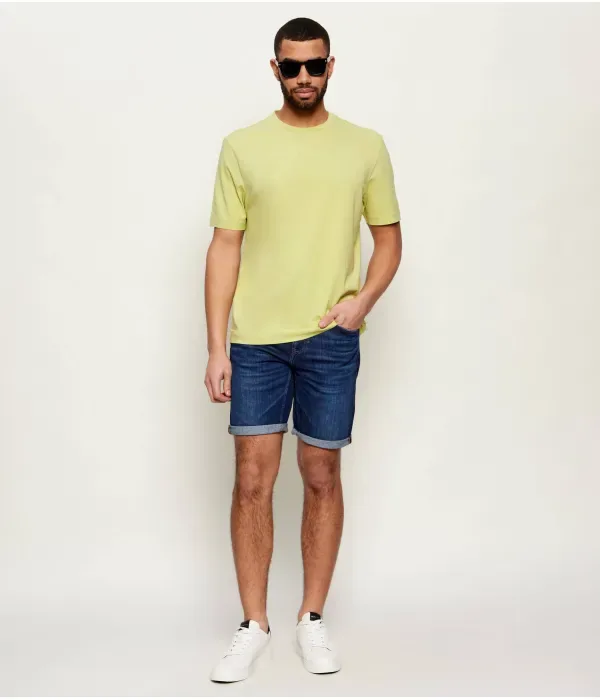 Футболка TChup relaxed fit Boss Orange, лаймовый — фото 2