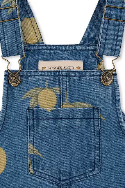 Комбинезон джинсовый MAGOT OVERALLS Konges Sløjd, синий — фото 4