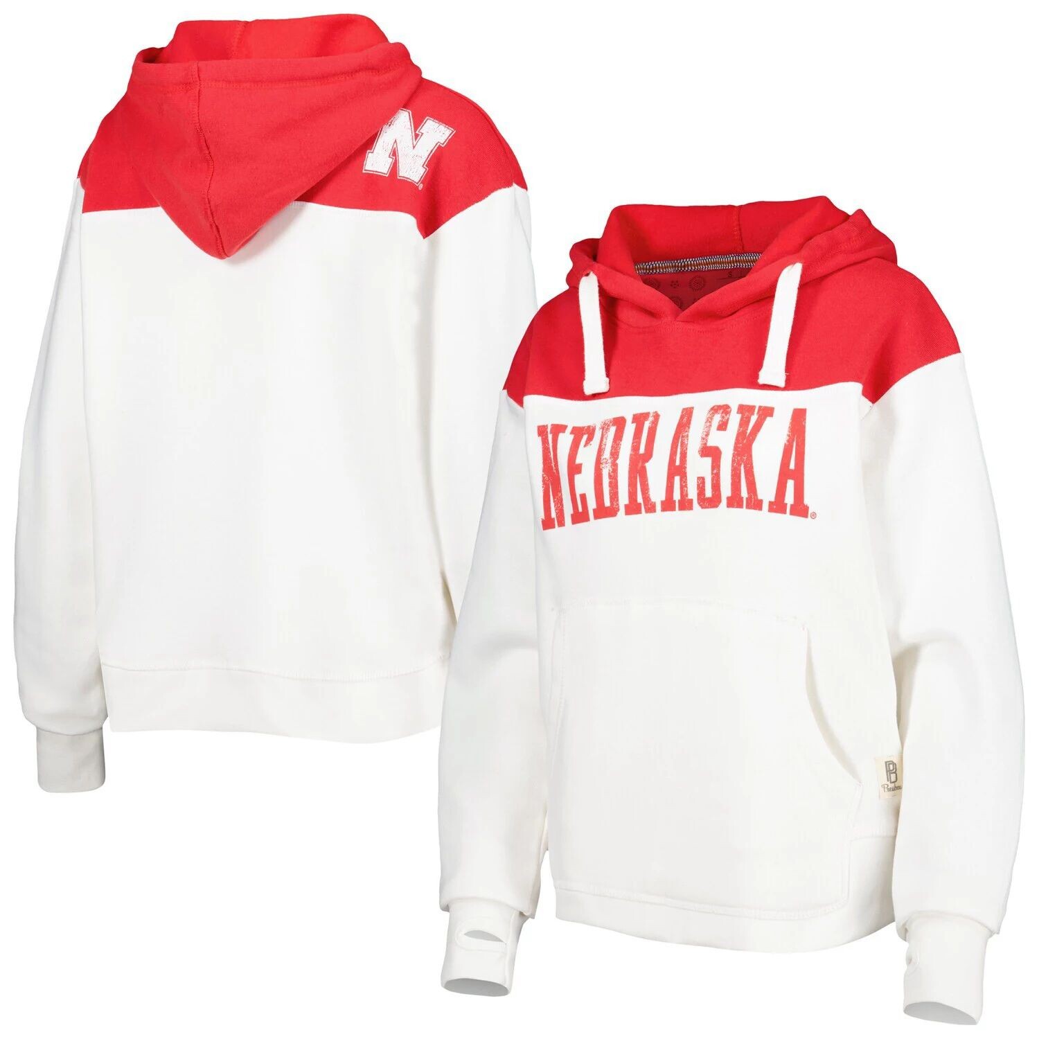 

Женский пуловер с капюшоном Pressbox белого/алого цвета Nebraska Huskers Chicago 2-Hit с кокеткой, Белый, Женский пуловер с капюшоном Pressbox белого/алого цвета Nebraska Huskers Chicago 2-Hit с кокеткой