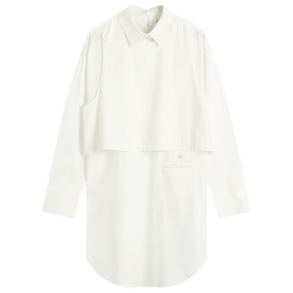 

Рубашка из двухслойного поплина Stel, белый