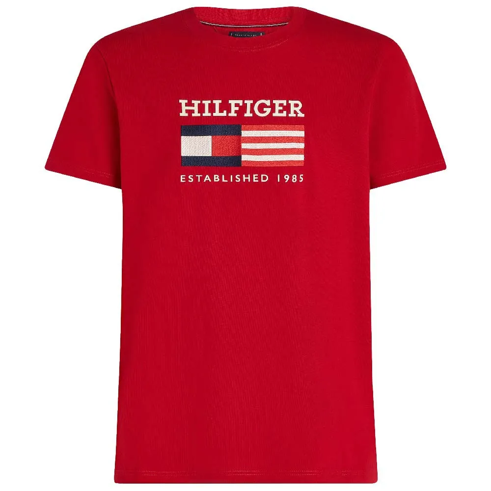

Футболка с коротким рукавом Tommy Hilfiger Americana Monotype Flag, красный