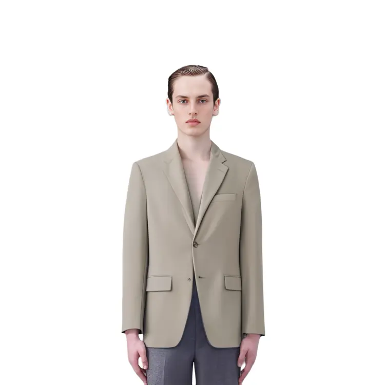 Мужской деловой костюм UNIQLO, цвет 32 dark beige — фото 3