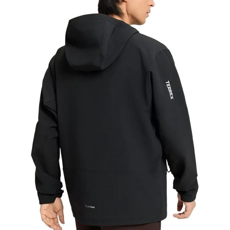 Мужская куртка softshell Adidas, черный — фото 3