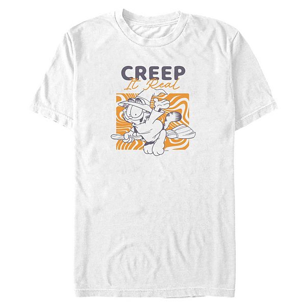 

Футболка с принтом Garfield Creep It Real Big & Tall Licensed Character