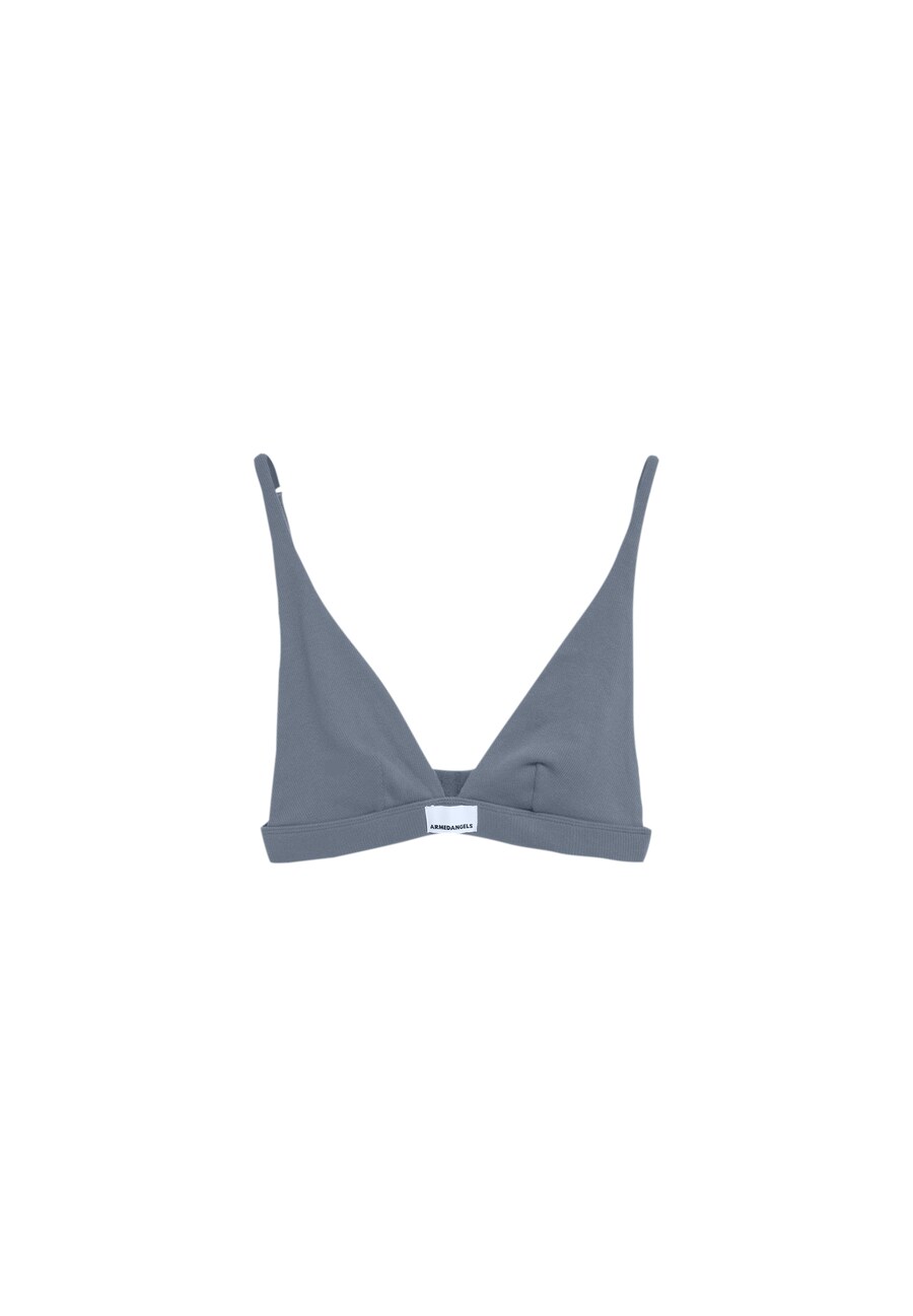 

Бюстгальтер ARMEDANGELS Bralette Bra OSILAARI RIB, пастельный синий