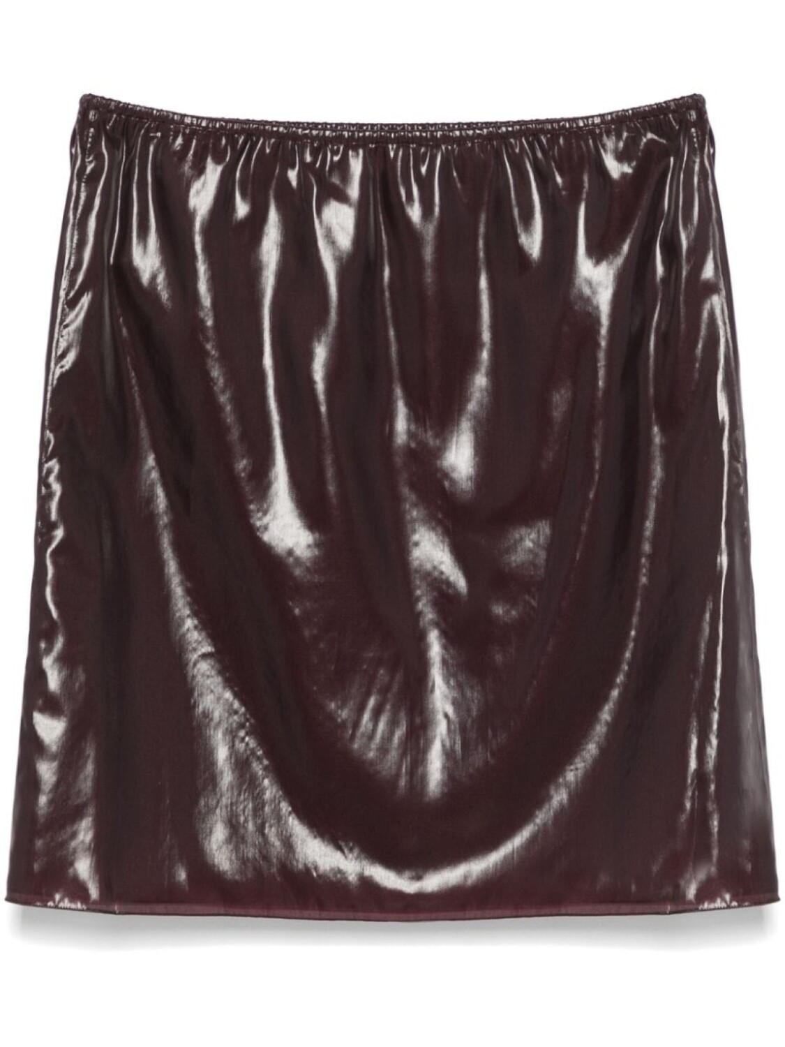 

Короткая юбка из органзы Ferragamo, фиолетовый
