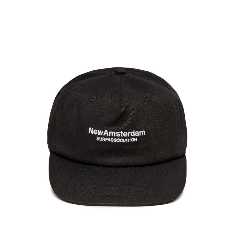 

Бейсболка name cap New Amsterdam Surf Association, черный