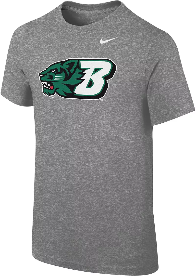 

Серая хлопковая футболка Nike Youth Binghamton Bearcats