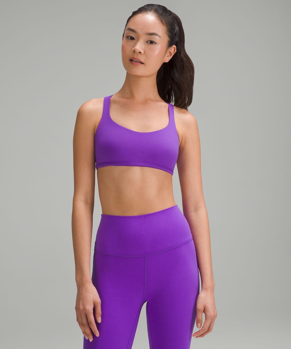 

Спортивный бюсгальтер Lululemon, фиолетовый