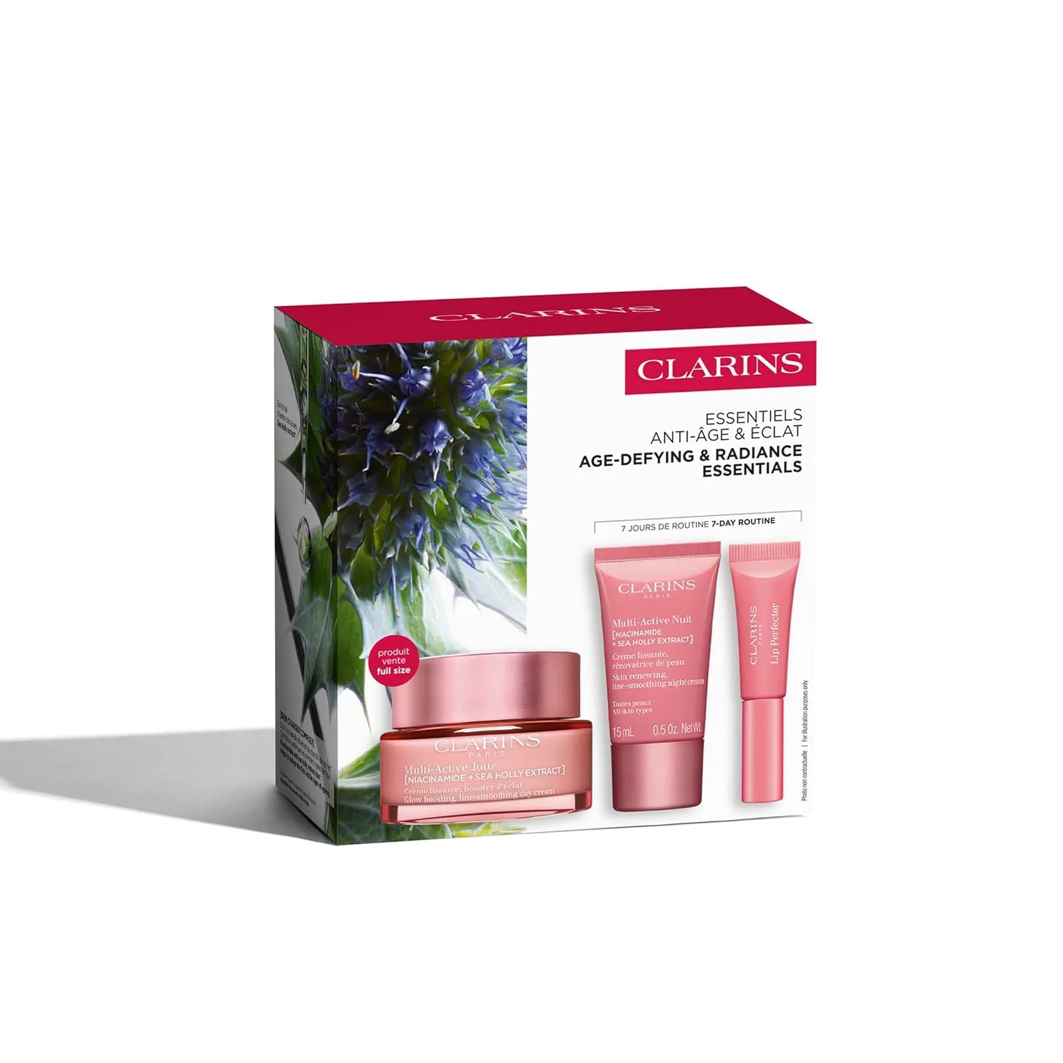 Дневной увлажняющий крем Clarins Multi-Active с ниацинамидом | Разглаживает мелкие морщины | Заметно сужает поры | Выравнивает тон и текстуру кожи | Придает сияние | Укрепляет защитный барьер кожи — фото 3