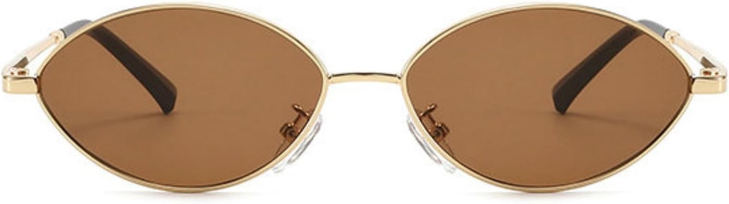 

Солнцезащитные очки Willochra Fashion Cat eye для женщин и мужчин, классический винтажный стиль 90-х, нестандартная форма, черная овальная форма, защита от ультрафиолета UV400, C2