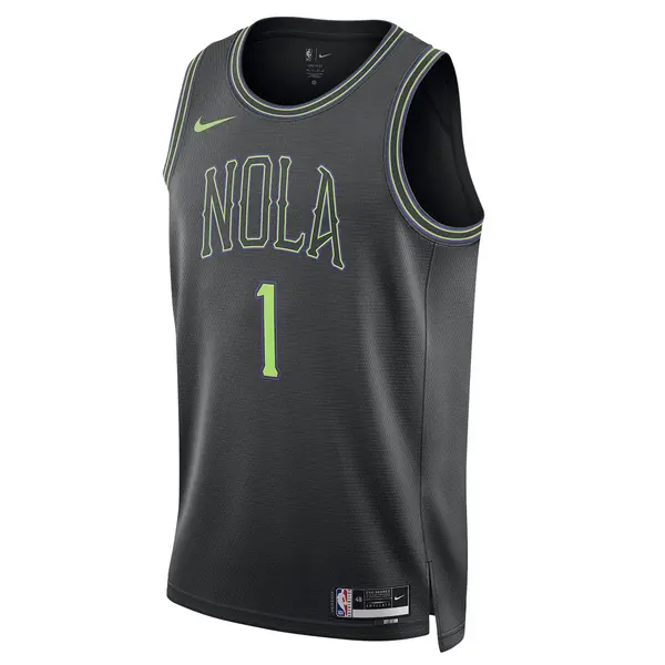 

Майка Nike Dri-FIT NBA Swingman Jersey 2023/24 City Edition 'New Orleans Pelican Zion Williamson', черный
