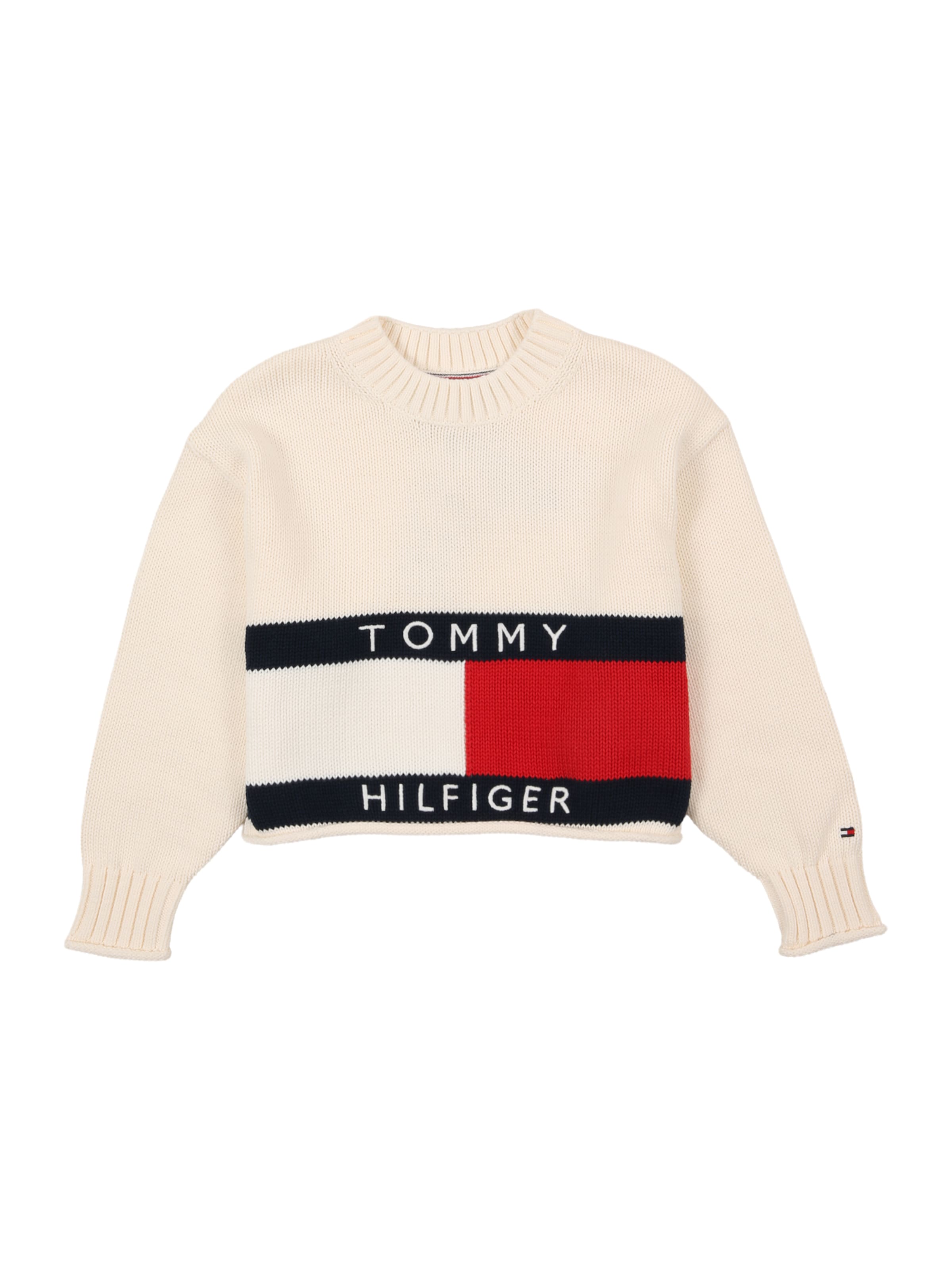 

TOMMY HILFIGER Свитер 'HERITAGE' в белом цвете