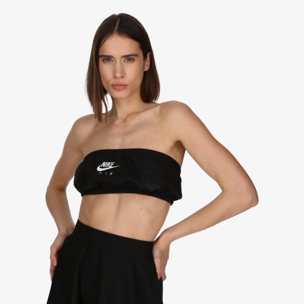

Короткая блузка с топом-бандо NSW Air Pique Nike, черный