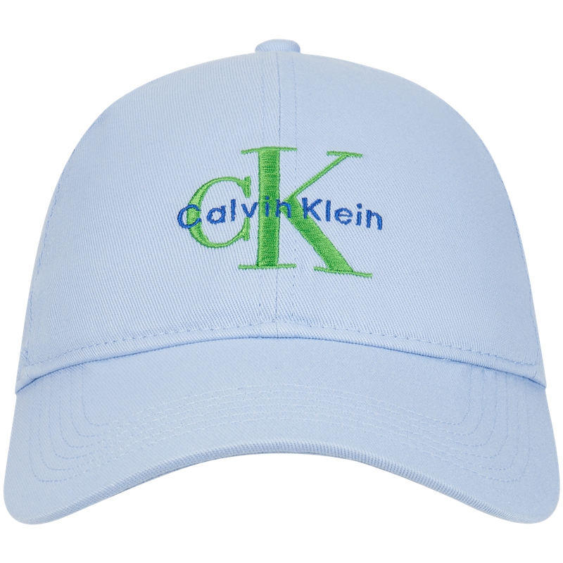 

Calvin Klein Хлопковая бейсболка унисекс небесно-голубого цвета, CDN-Sky Blue