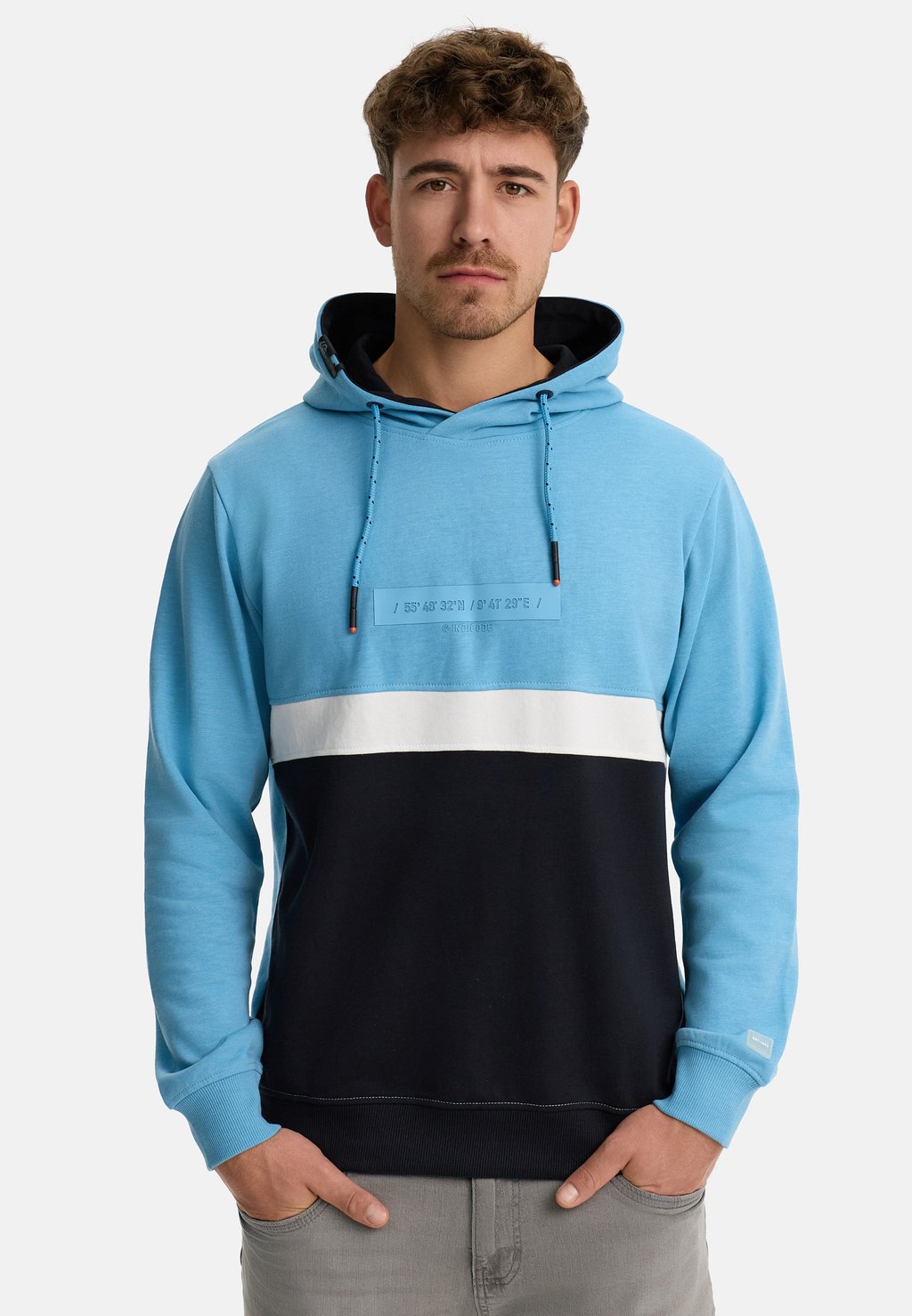 

Толстовка INMAGNUS - Hoodie INDICODE JEANS, темно-синий