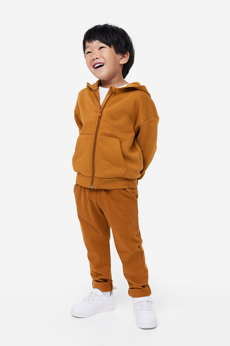 

Джоггеры из хлопкового джерси H&M, коричневый