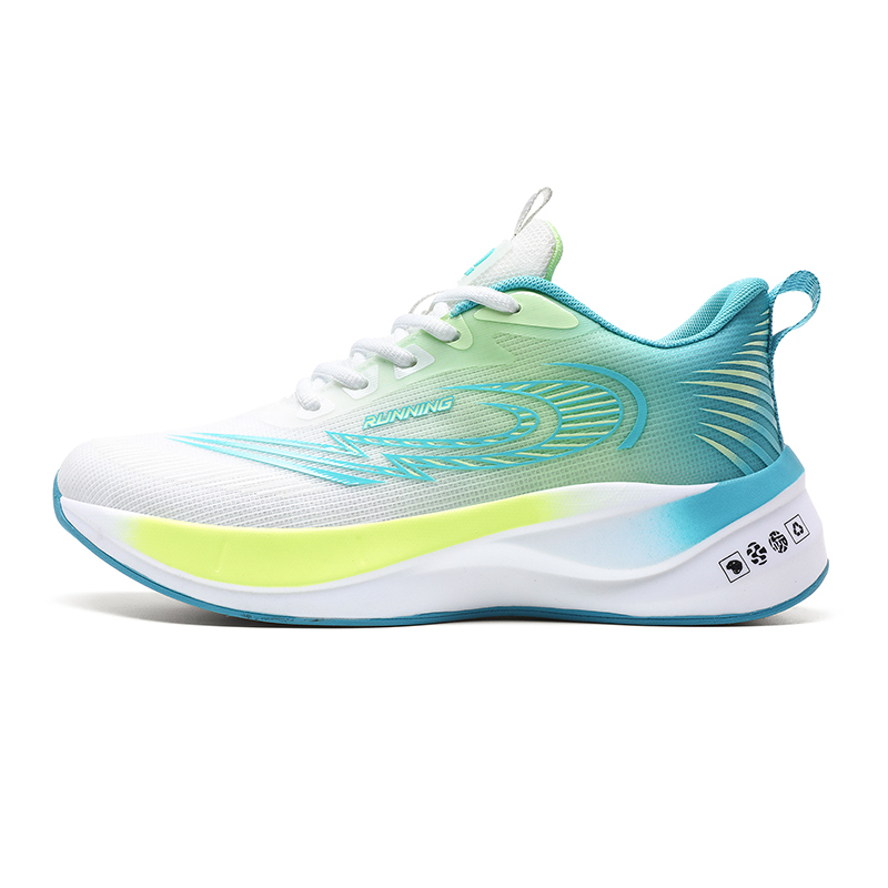 

MEKY Амортизирующие противоскользящие износостойкие низкие повседневные тренировочные спринтерские беговые кроссовки мужские бело-зеленые, цвет White Green