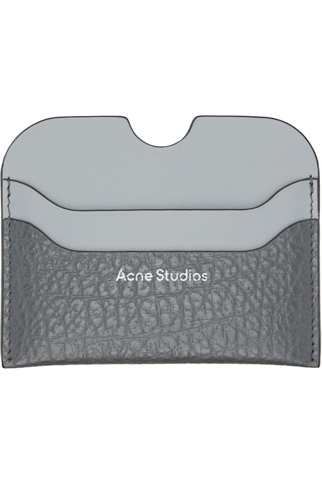 

Acne Studios Серый большой двухцветный держатель для карт