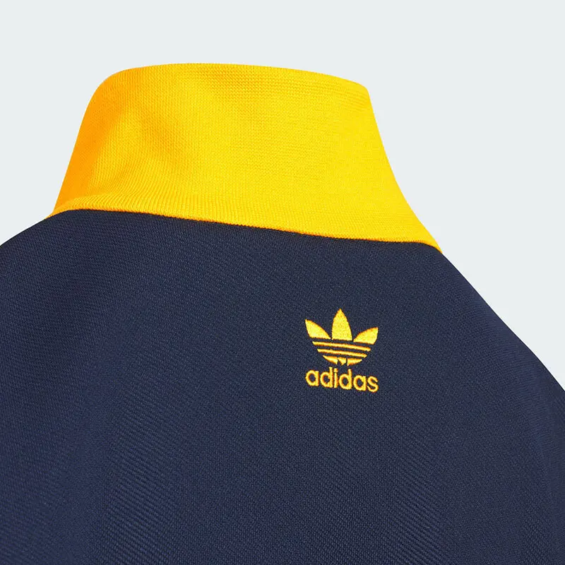 Adidas Originals Куртка JK KN JKT темный индиго/темный желтый kids' — фото 4