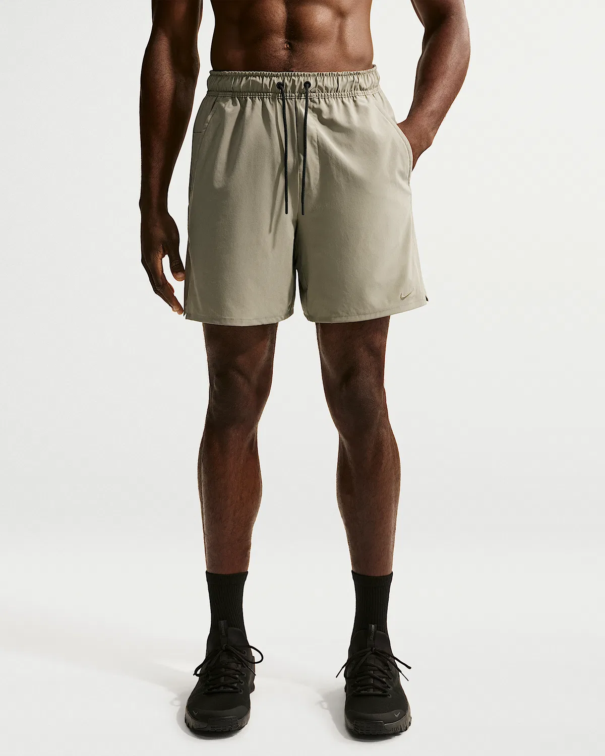 Мужские шорты Nike Unlimited Dri-FIT 7" Unlined Versatile, Light Army/Black/Light Army — фото 2