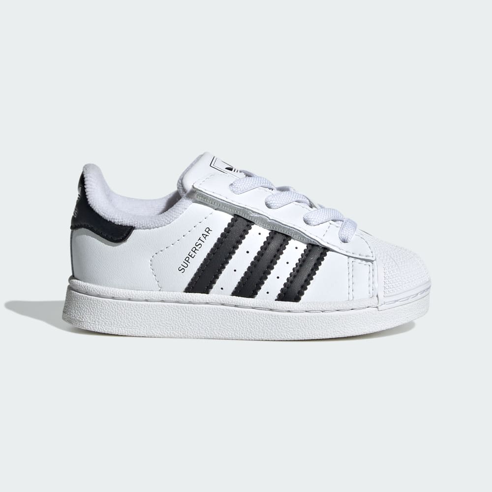 

Кроссовки Adidas Superstar II Elastic Lace Shoes Kids, цвет Cloud White/Core Black/Cloud White