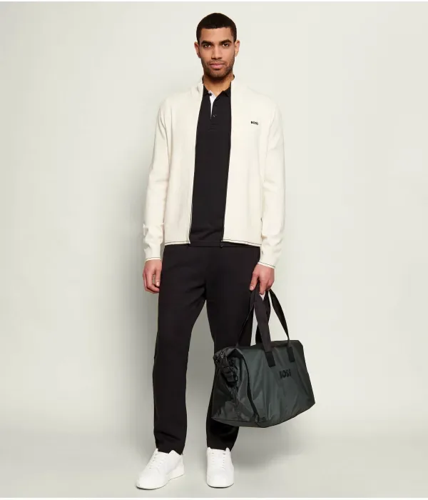 Свитер KN_League FZ regular fit Boss Green, бежевый — фото 2