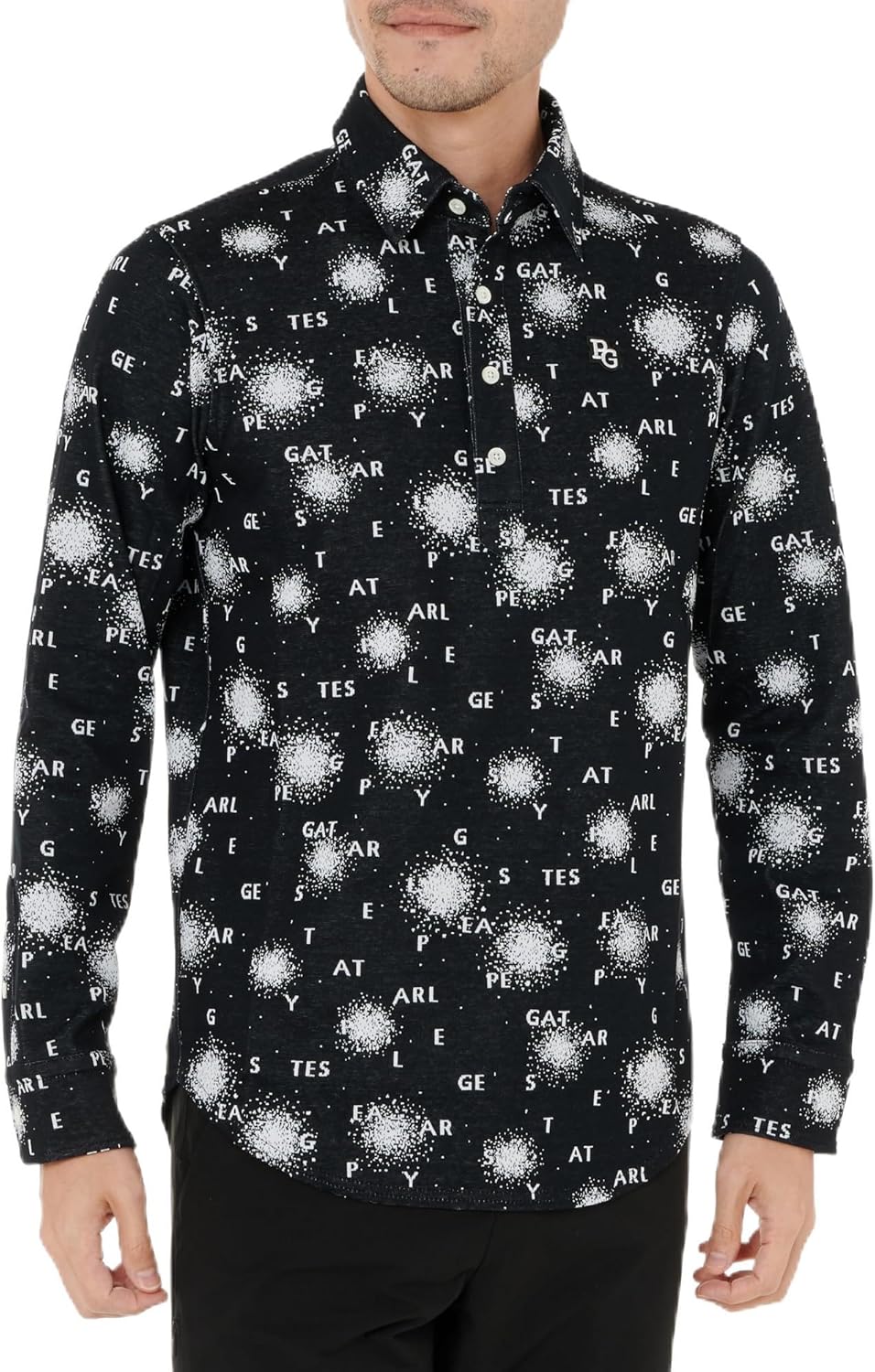 

Мужская рубашка-поло с длинным рукавом Parly Gates 053-4261101 (эластичная) / для гольфа Pearly Gates