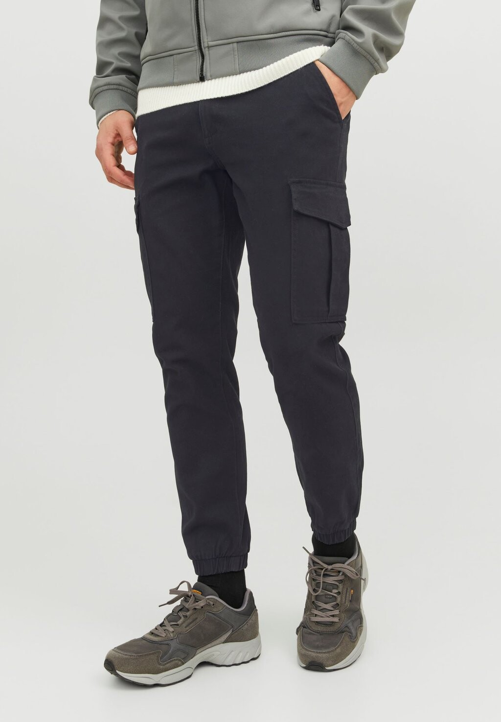 

Брюки карго IMARCO JJJOE CUFFED AKM Jack & Jones, черные, Черный, Брюки карго IMARCO JJJOE CUFFED AKM Jack & Jones, черные