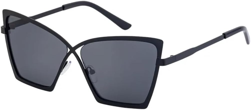 

Роскошные женские солнцезащитные очки в металлической оправе, модные панк-очки, мужские солнцезащитные очки для активного отдыха, вождения, путешествий, защиты от УФ-излучения UV400 UUPTTPL, C4 Black Black