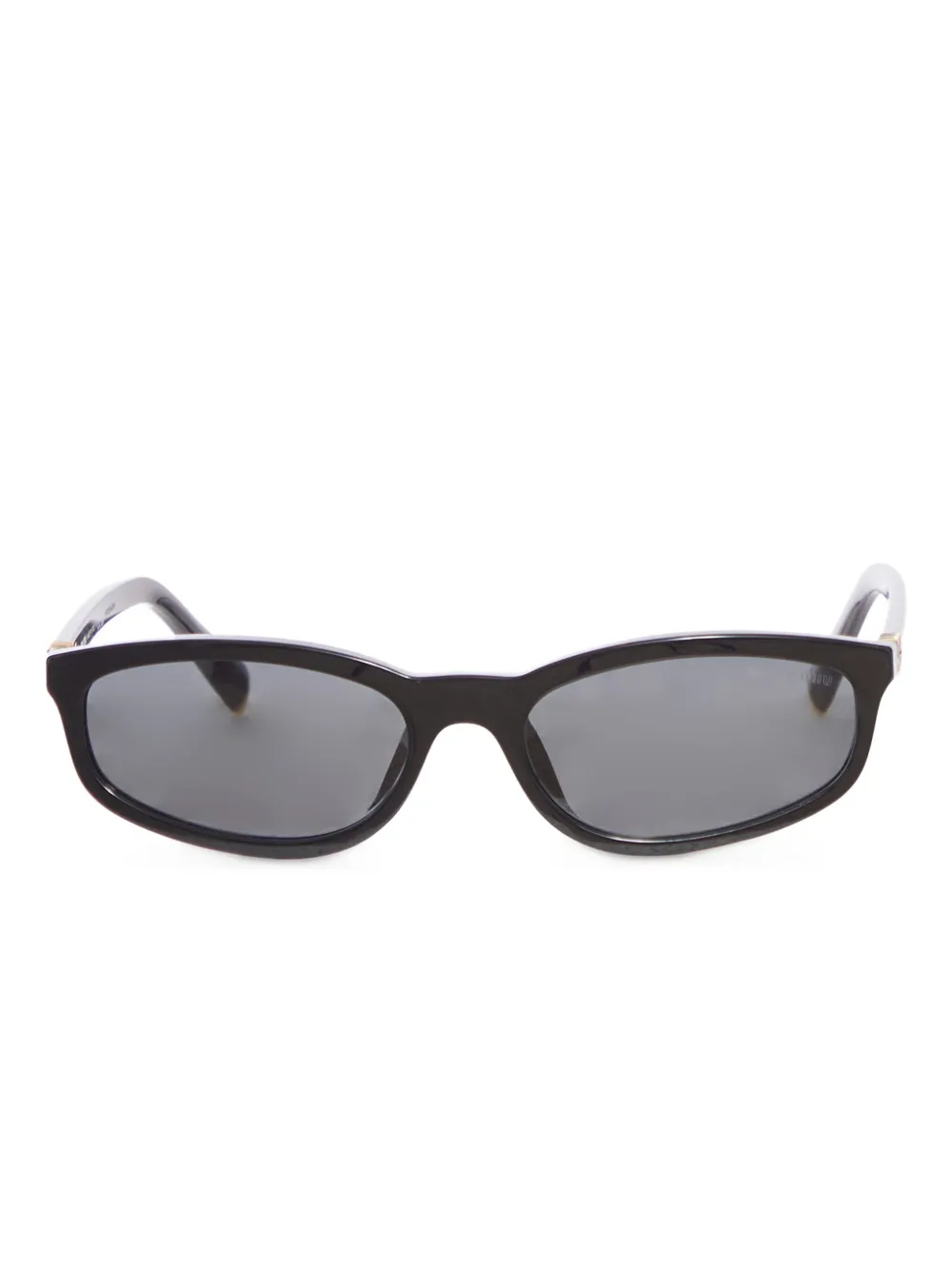 

Солнцезащитные очки круглой формы Miu Miu, черный