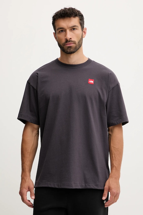 

Хлопковая футболка Redbox The North Face, серый