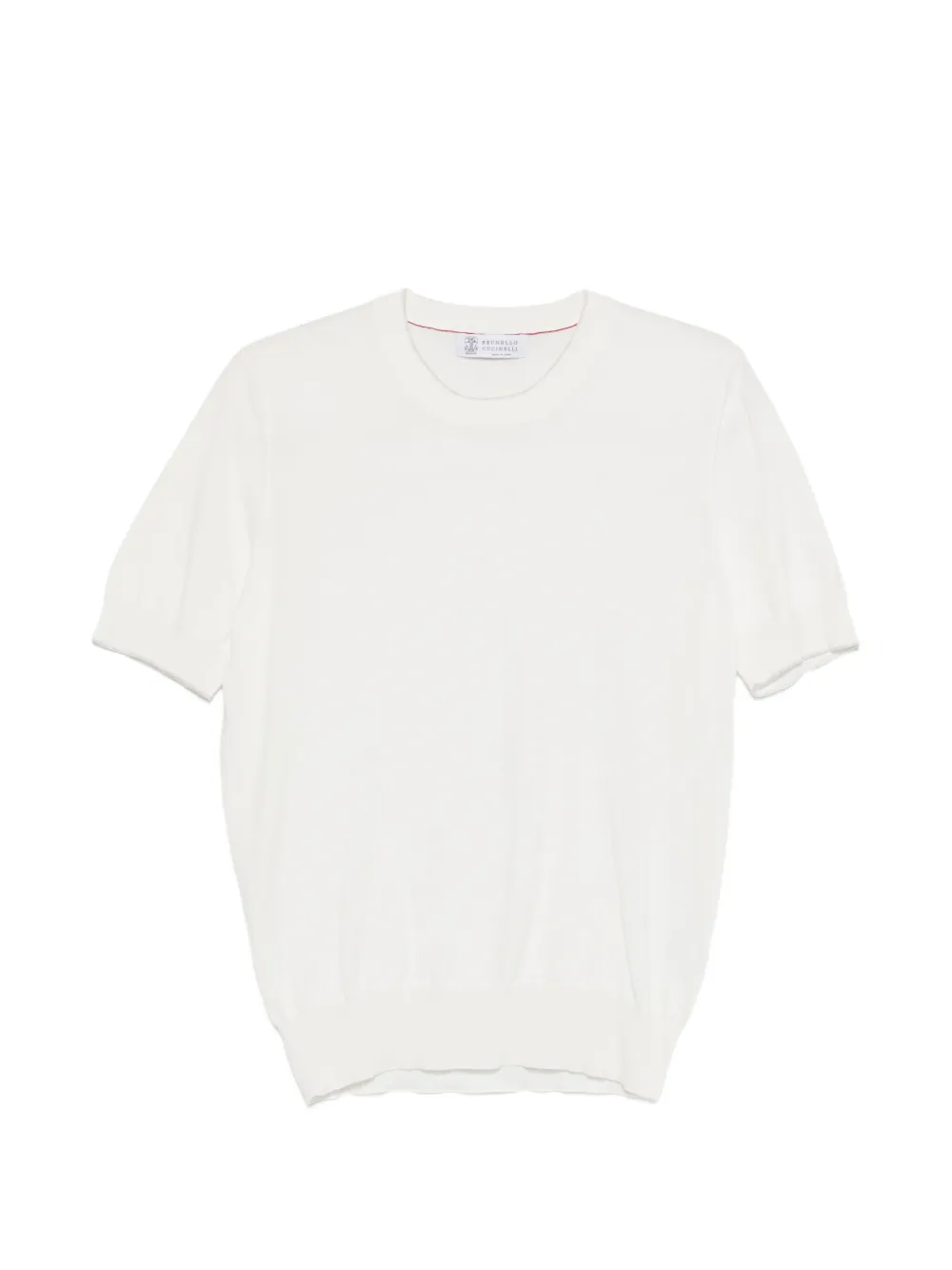 

Хлопковая футболка Brunello Cucinelli, белый