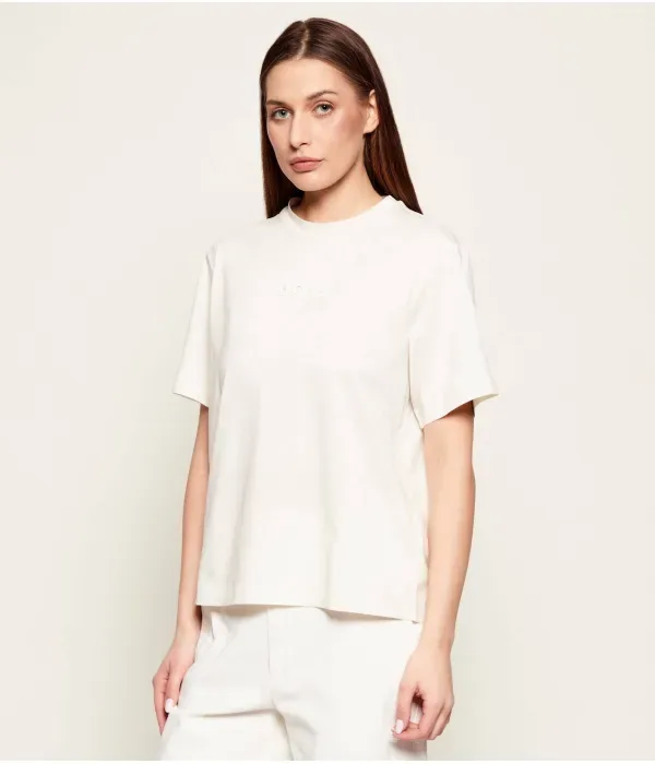 Футболка Eharpa3 loose fit Boss, бежевый