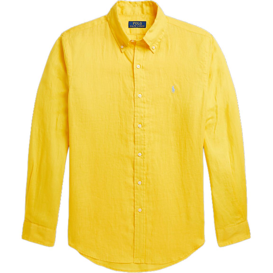 

Футболка поло мужская желтая Polo Ralph Lauren