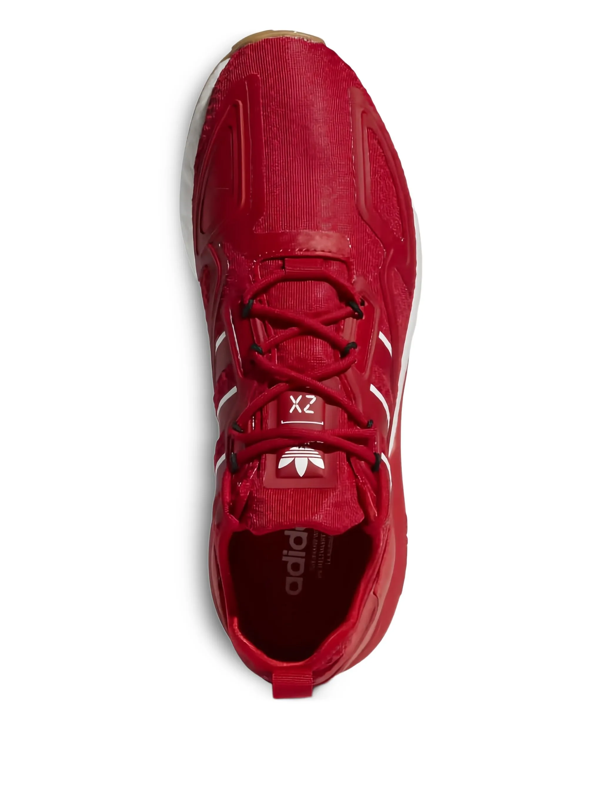 Кроссовки ZX 2K Boost Scarlet Gum Adidas, красный — фото 4