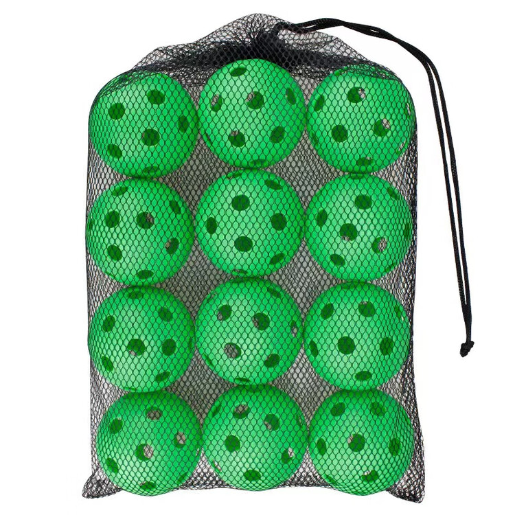 

He Jiagong Тренировочный мяч Dry Ice Ball для хоккея, перфорированный, цвет Cyan Green