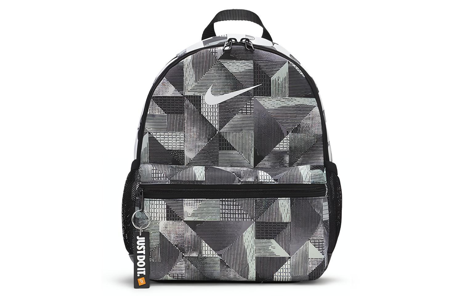 

Nike Полиэстеровый спортивный рюкзак мужской черно-зеленый, Black Green