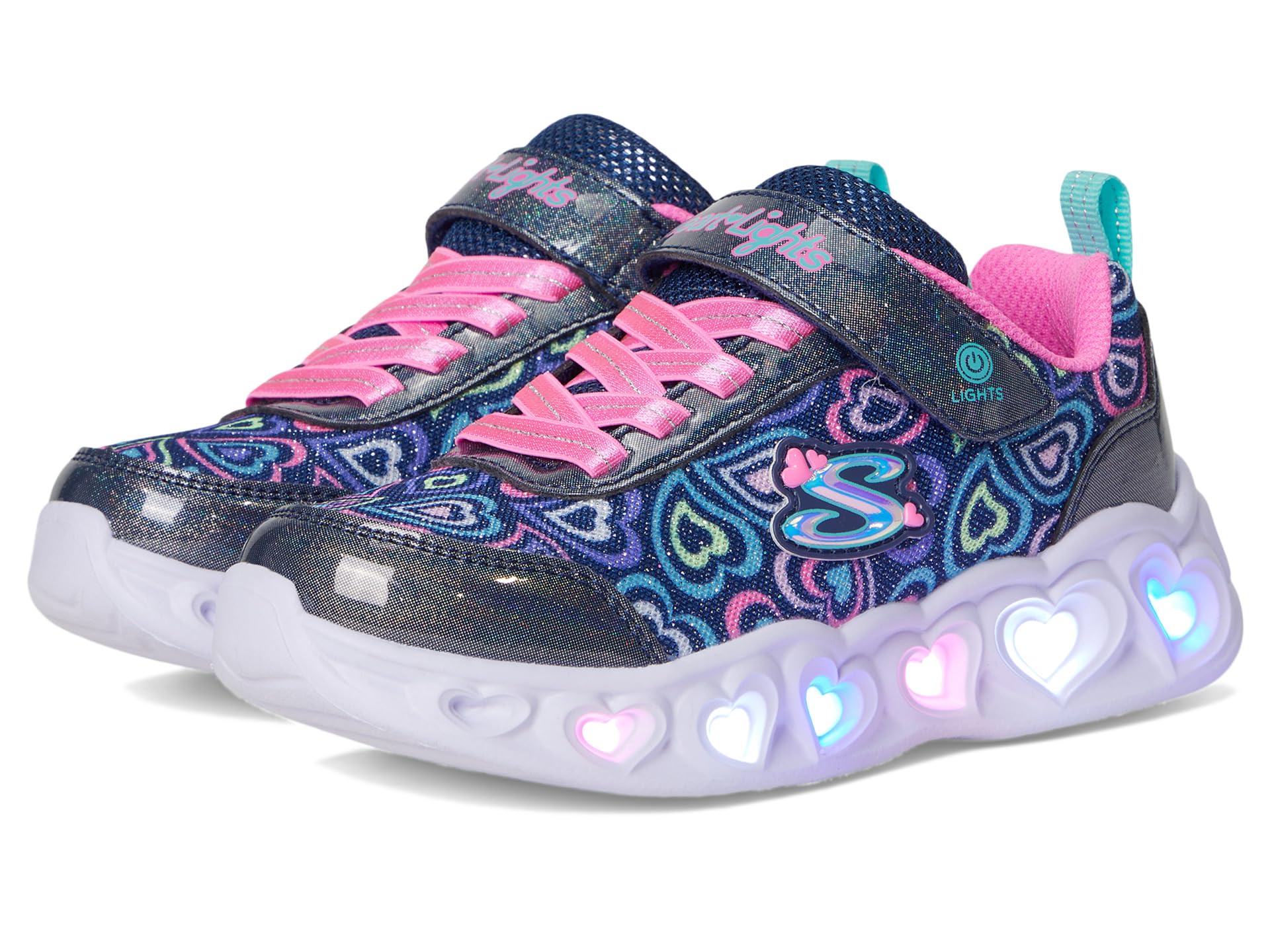 

Кроссовки SKECHERS KIDS Heart Lights - Boogie Love 303257L, Navy/Multi