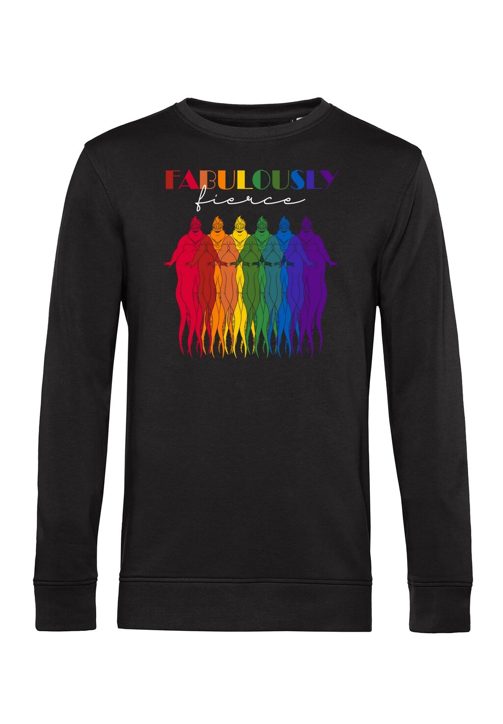 

Толстовка VILLAINS RAINBOW URSULA Disney, черный