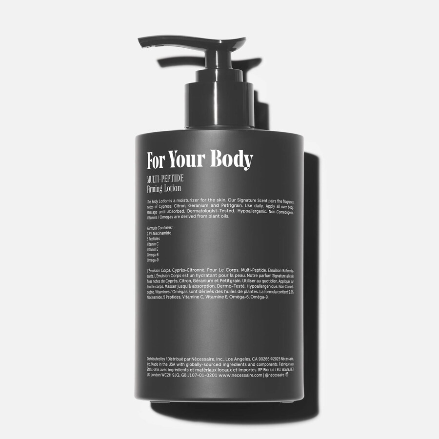 Лосьон для тела Cyprès-Citronné с 2,5% ниацинамида Nécessaire, 15.2 oz/450 mL — фото 2