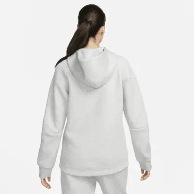 Худи Nike Sportswear Tech Fleece Windrunner, цвет Dark Grey Heather/Black — фото 3