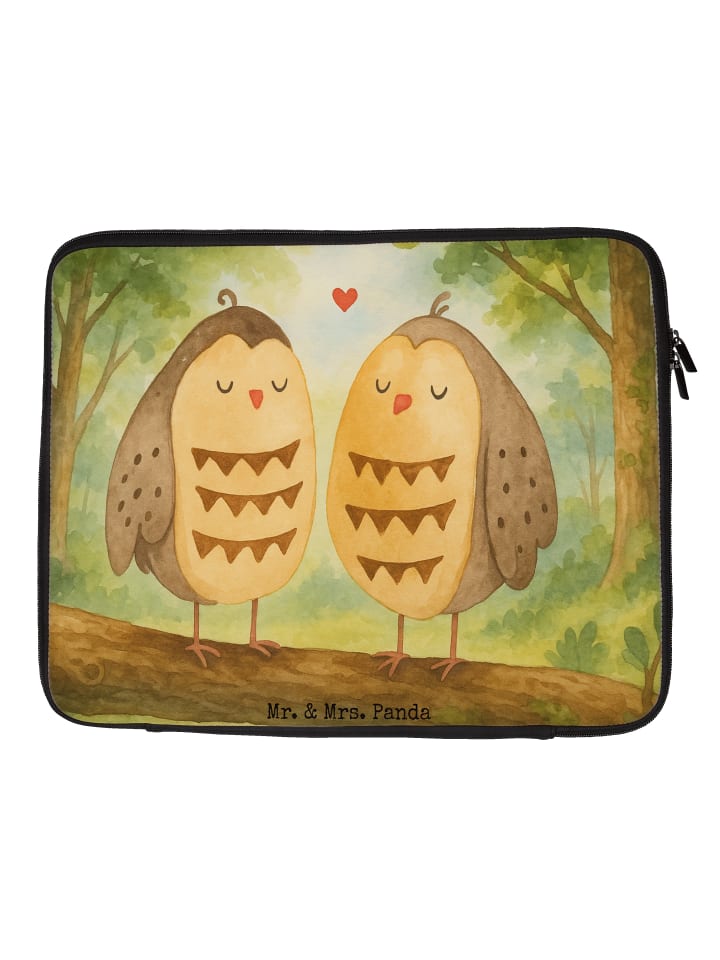 

Mr. & Mrs. Panda Сумка для ноутбука с изображением совы, без надписи, белого цвета