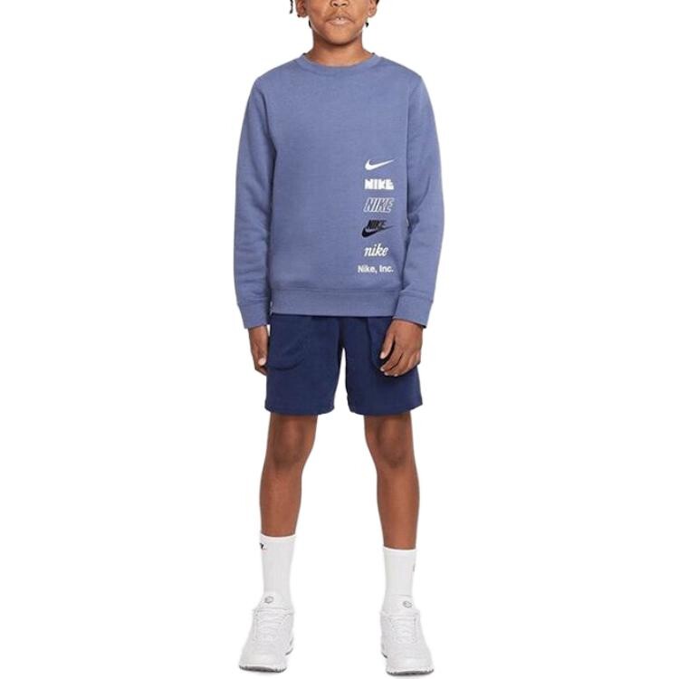 Детская толстовка Nike, цвет Blue — фото 3